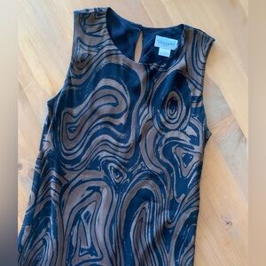 Vintage 90s Abstract Shift Dress